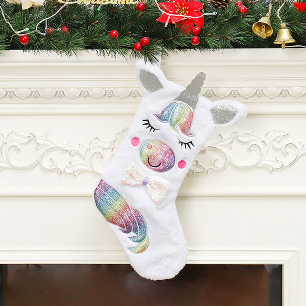 Christmas Stocking Hanging - Świąteczny uchwyt na skarpety, wiszący, z