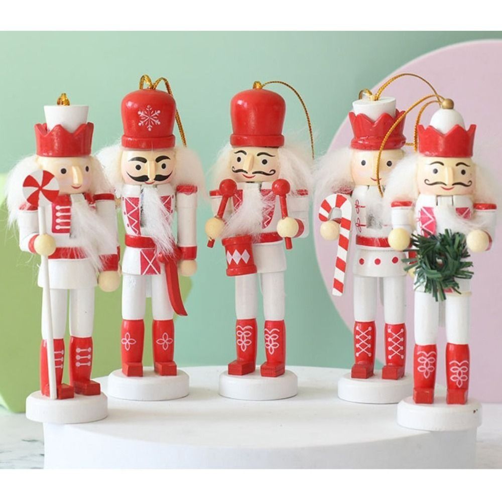 Nutcracker Figurine - 5 SZT. Ręcznie Rysowane Figurki Żołnierzyka