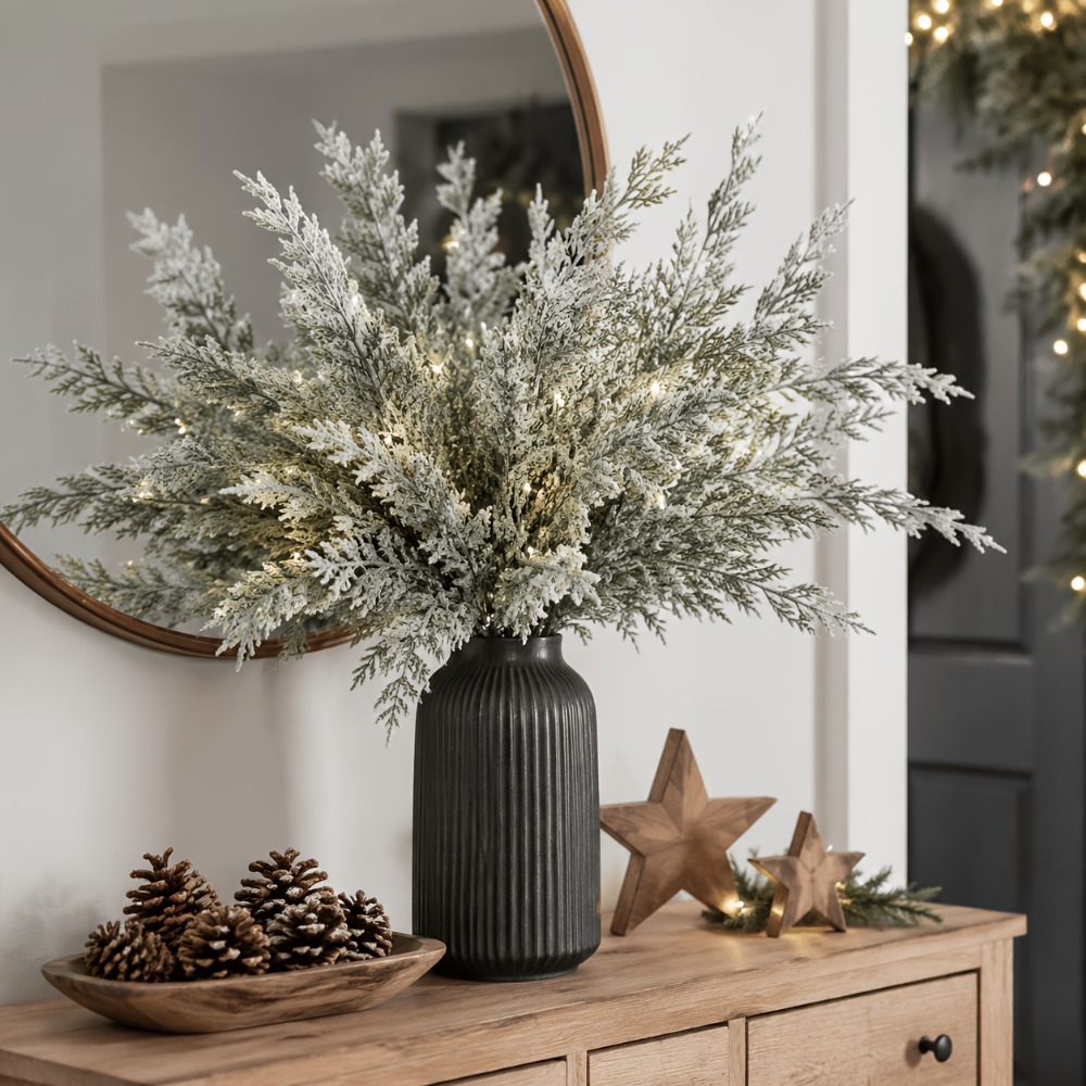 30 szt. Realistyczne, szronion – Christmas Tree Artificial recenzja i cena