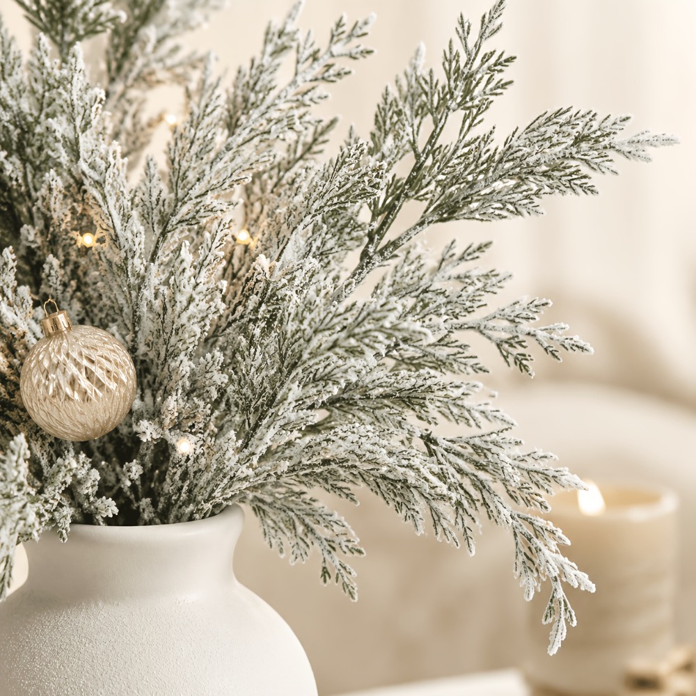 30 szt. Realistyczne, szronion – Christmas Tree Artificial recenzja i cena