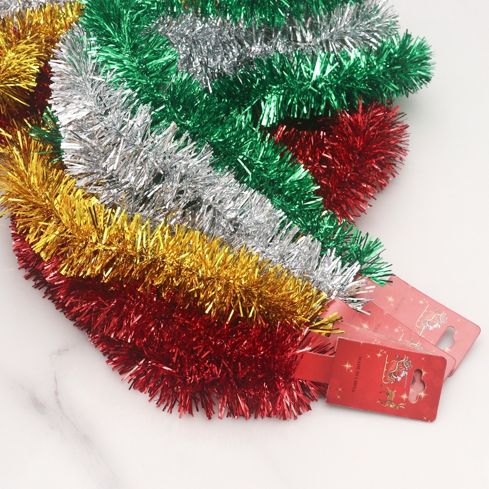 2M Świąteczna wstążka kwiatowa – Tinsel Garland Decoration recenzja i cena