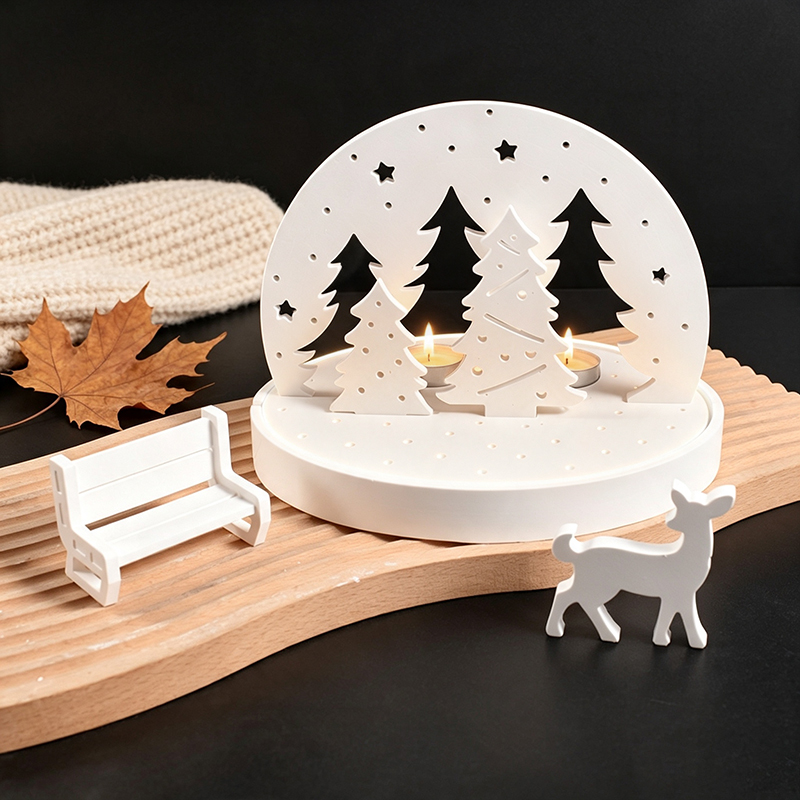 Formy silikonowe na świeczniki – Holiday Candle Set recenzja i cena