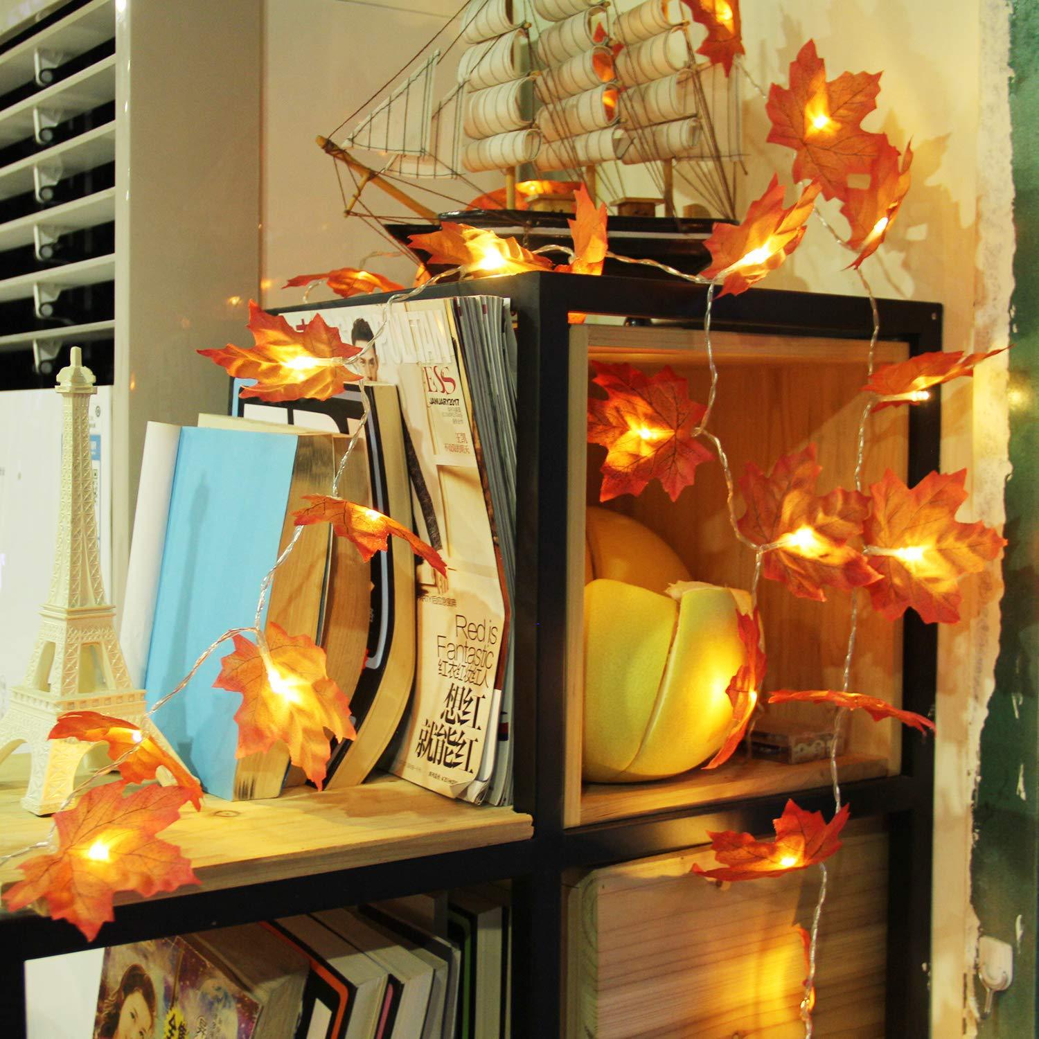 2/3/6M sztuczny liść klonu liś – Led Fairy String Lights recenzja i cena
