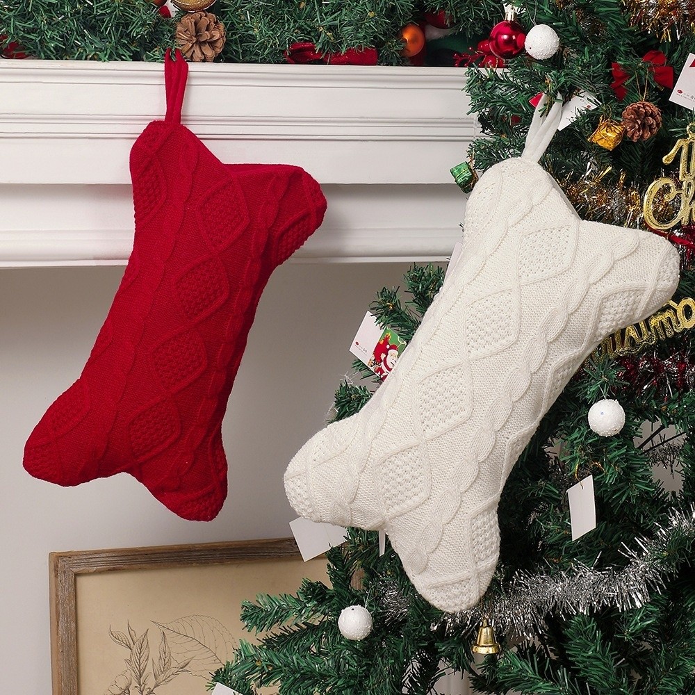 Urocza świąteczna skarpeta z d – Christmas Stocking Hanging recenzja i cena